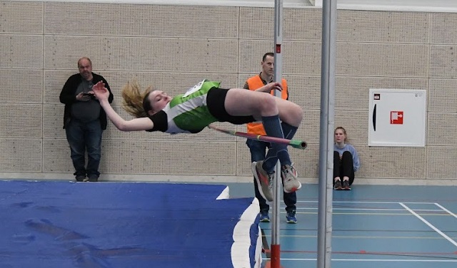 Sporthal goed gevuld bij indoor meerkamp van AV Spiridon Sporthal goed gevuld bij indoor meerkamp van AV Spiridon