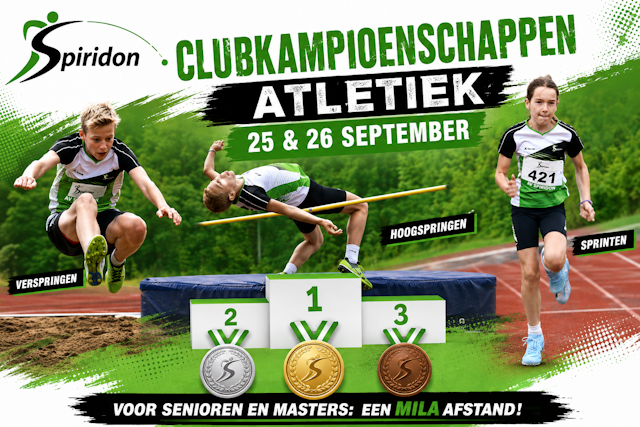 Clubkampioenschappen AV Spiridon zaterdag 26 september