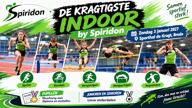 3 januari 2027 Kragtigste Indoor by Spiridon